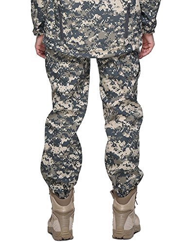 YFNT Táctico Militar Pantalones Softshell Hombres Impermeable Al Aire Libre Pantalón