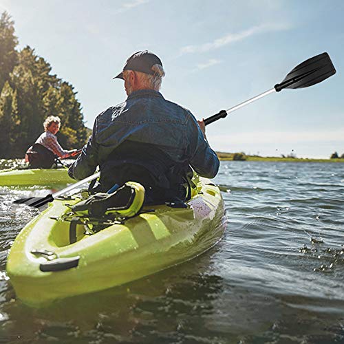 Your's Bath Remo doble para kayak, remo doble de aluminio, canoa, para kayak, bote hinchable, bote de remo