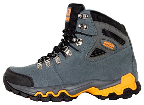 Zapatillas de Senderismo Zapatos para Caminar Botas de Monta–a Montana Hombre GUGGEN MOUNTAIN M008v2, Color Gris, EU 43