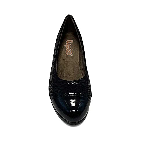 ZAPATISIMOS - Zapato para señora de Piel Tipo salón, Plantilla extraíble, Suela Antideslizante, cómodo. Fabricación española.