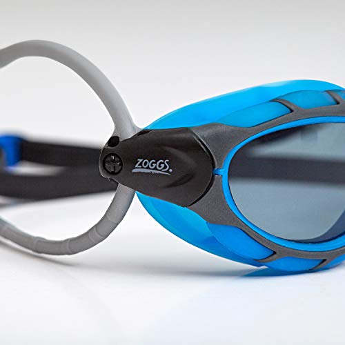 Zoggs Gafas de Natación, Adultos Unisex, Azul/Negro/Humo