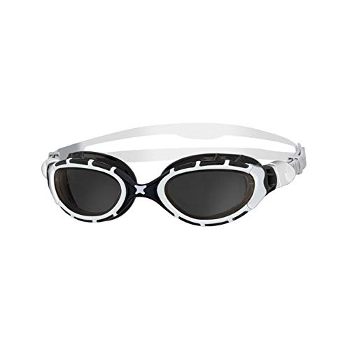 Zoggs Gafas de natación, Adultos Unisex, Blanco/Negro/Humo, Talla Única