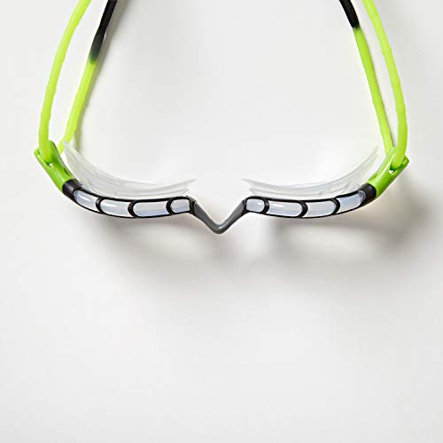 Zoggs Gafas de natación, Adultos Unisex, Negro/Lima/Claro, una una talla