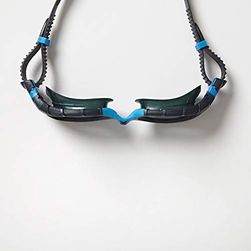 Zoggs Predator Flex Gafas de natación, Unisex Adulto, Gris/Azul/Tintado Ahumado, Regular