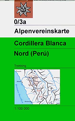 0/3A Cordillera Blanca Norte (Perú) 1: 100.000: Trekkingkarte
