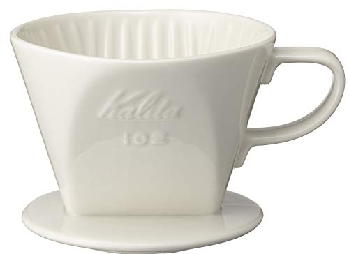 1 X Ceramic coffee dripper Kalita 102 - White # 02 001 Lotto by Kalita