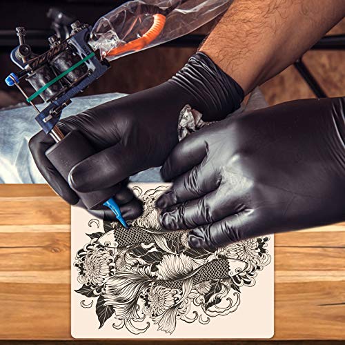 10 Hojas Práctica de la piel del tatuaje, Piel Sintetica Tatuaje, Piel Práctica Tatuaje Tattoo de Doble Cara suministros de tatuaje para principiantes y artistas de tatuajes experimentados