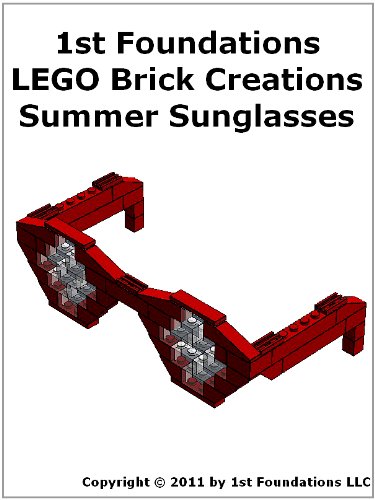 1st Foundations LEGO Brick Creations - Instructions for Summer Sunglasses (English Edition)