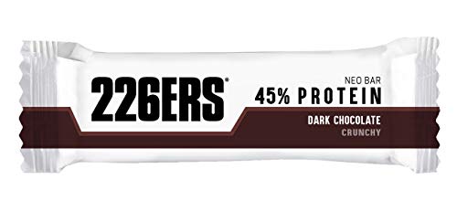 226ERS Neo Bar Protein | Barritas de Proteína 46%, Barritas Proteica Sin Azúcar, Snack Saludable Sin Gluten, Chocolate Negro - 24 barras