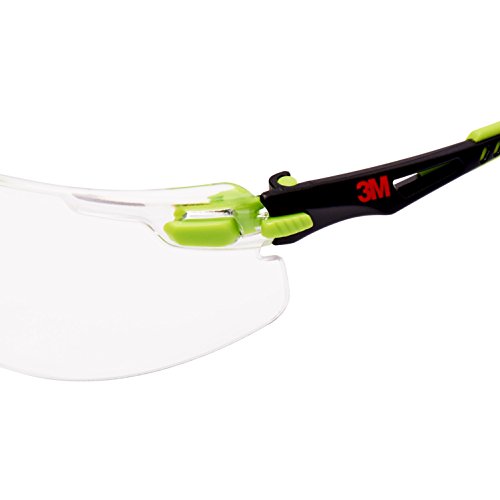 3M S1201SGAF-EU - Gafas de seguridad de montura universal, color verde y negro
