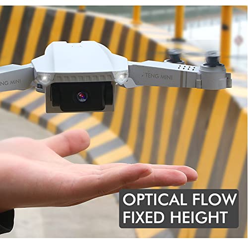 3T6B Mini RC Drone con Cámara 4K, Dual Cámara Posicionamiento de Flujo óptico, Fotografía de Gestos con Las Manos, Modo MV, Flips 3D, 2 Baterías Vuelo de 24 Minutos, Drones Principiantes