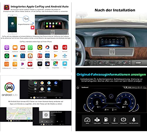8 núcleos con Pantalla IPS de 8.8" Android 10 GPS Sistema de navegación por Radio para automóvil para BMW 7-Series E65/E66 CCC DVR TPMS CarPlay Dab+ 2GB RAM + 32GB ROM