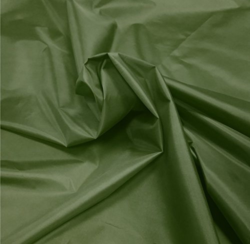 A-Express Impermeable Poliéster Tela 5oz Polainas Material al aire libre Cubrir Acampar Bandera - Medio Metro (50cm x 150cm) Verde oliva