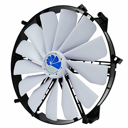 AABCOOLING Super Silent Fan 25 - Un Grande Silencioso y Muy Efectivo Ventilador 218mm, Ventilador Externo Portatil, Fan 22cm, Cooler, 232 m3/h, 800 RPM 14,9 dB