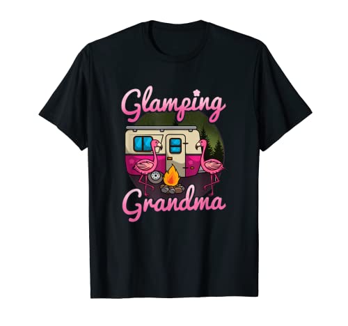 Abuela RV Camping Camper Glamping Camiseta