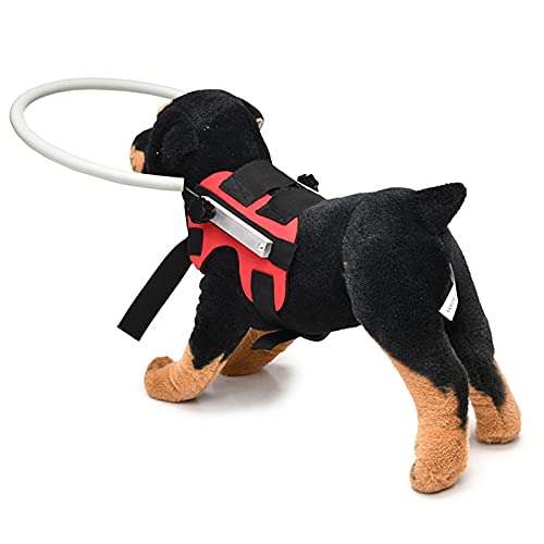 Accesorios para perros ciegos Chaleco arnés de perro anti-colisión cabeza anillo de protección ajustable perro halo para perros pequeños medianos grandes