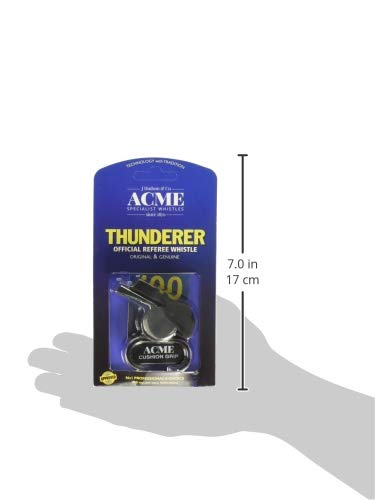 Acme Thunderer Finger Grip - Silbato metálico niquelado (477/58.5) Grande