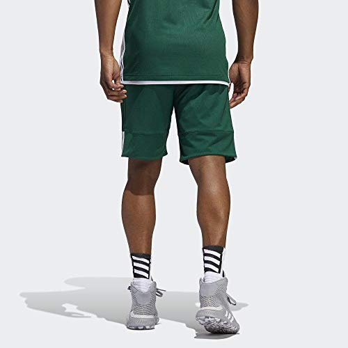 adidas 3g Spee Rev SHR Pantalones Cortos, Hombre, Verde (Dark Green/White), M