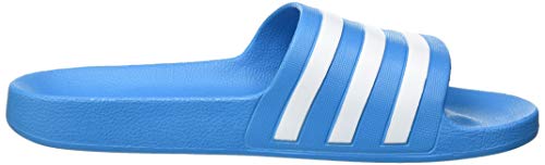adidas Adilette Aqua Chanclas Unisex Adulto, Solar Blue/Footwear White/Solar Blue, 38 EU