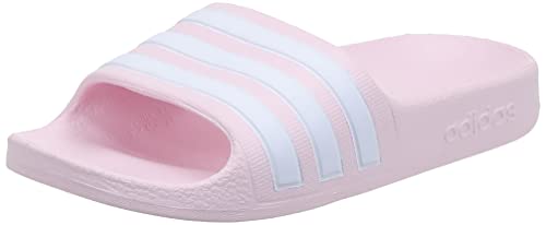 adidas Adilette Aqua, Slide Sandal, Clear Pink/Cloud White/Clear Pink, 29 EU
