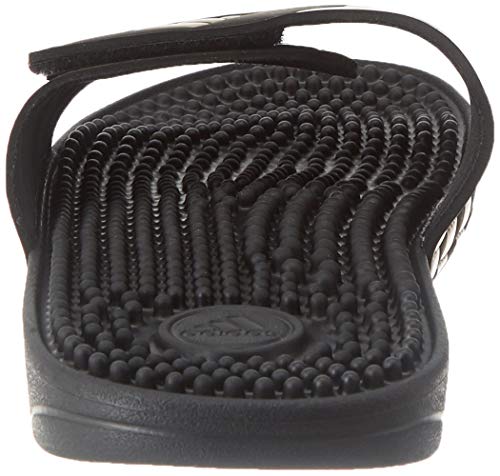 adidas Adissage, Slide Sandal Unisex Adulto, Core Black Gold Metallic Core Black, 42 EU