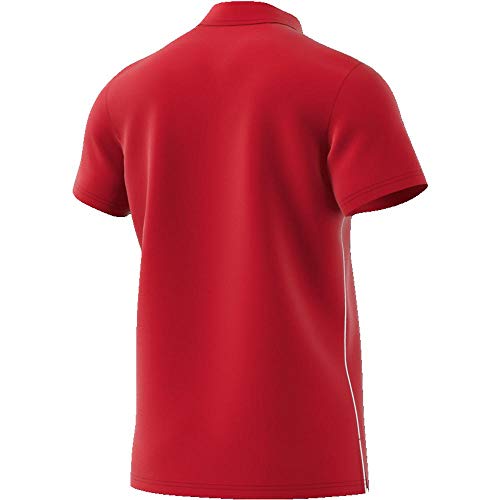 adidas CORE18 Camiseta Polo, Hombre, Power Red/White, XL