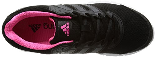 Adidas Duramo 6, Zapatillas Unisex Adulto, Black/Black/Neon Pink 1, 36 EU
