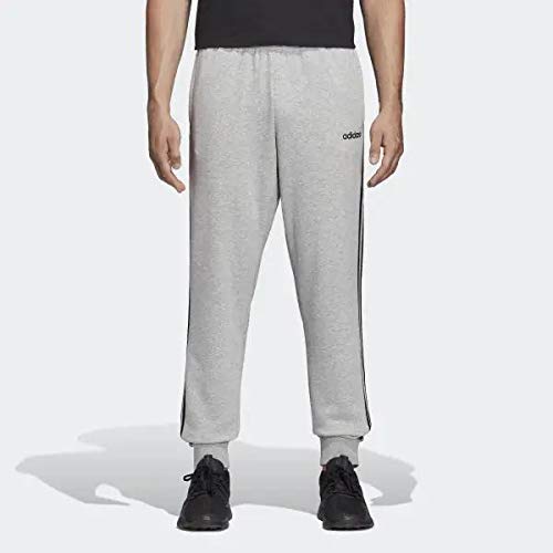adidas E 3S T PNT FT Pantalones de Deporte, Hombre, Medium Grey Heather/Black/mgh Solid Grey, M