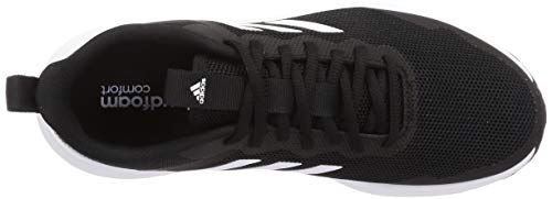 adidas Fluidstreet, Road Running Shoe Hombre, Core Black/Cloud White/Core Black, 44 EU