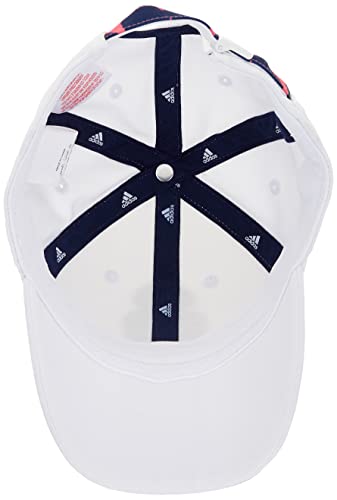 adidas FR9753 Real BB Cap Hats Unisex-Adult White/Dark Blue X-Small