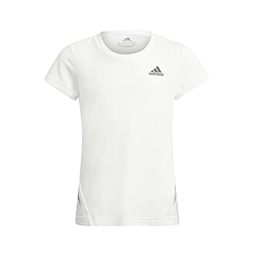 adidas G A.R. 3S tee T-Shirt, White/Black, 3-4Y Girls