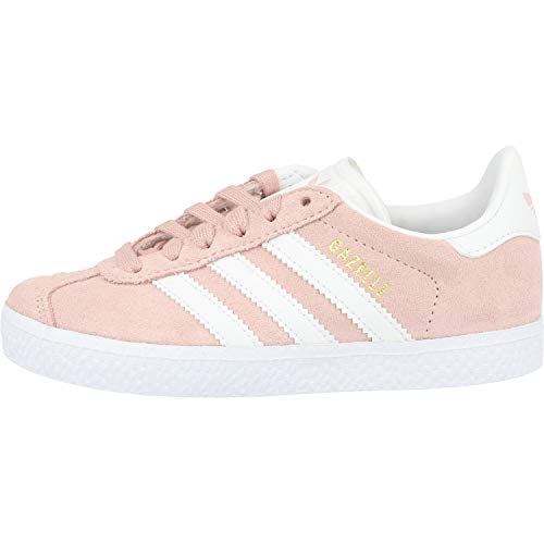 Adidas Gazelle C, Sneaker, Rosa Icey Pink F17 FTWR White Gold Met, 31 EU