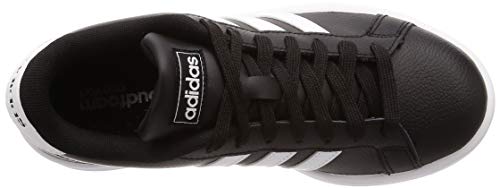 Adidas Grand Court, Zapatillas de Tenis Hombre, Negro (Negbás/Ftwbla/Ftwbla 000), 43 1/3 EU