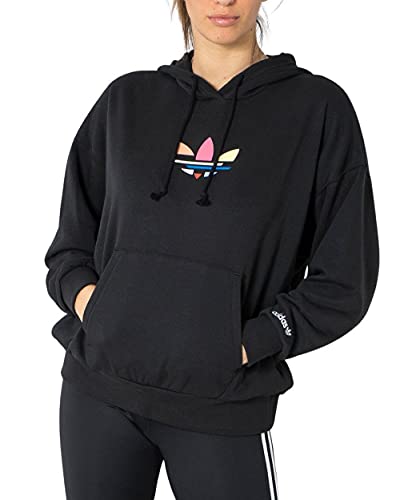 adidas Hoodie Sweatshirt, Black, 38 Women's