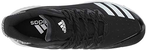 Adidas Icon Bounce - Botas de béisbol para hombre, Negro (negro/blanco/carbón), 50 EU