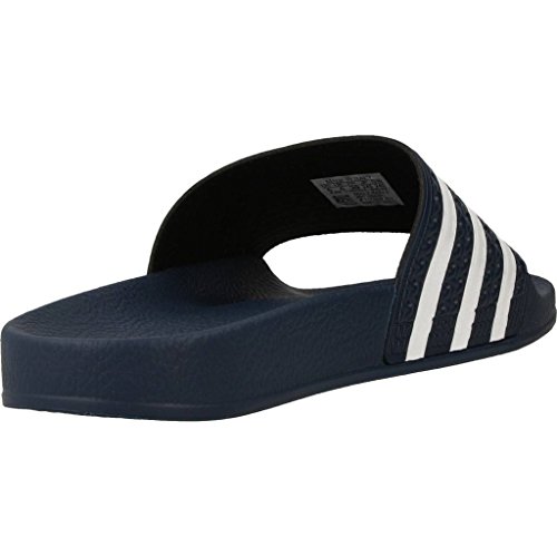 Adidas Mens Adilette Blue White Synthetic Sandals 43 1/3 EU