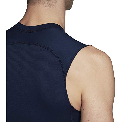 adidas Men's Alphaskin Sleeveless Compression Shirt 843T 4XL Collegiate Navy