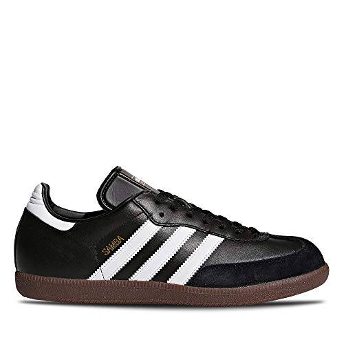 adidas Originals Samba Leather, Zapatillas de Fútbol Hombre, Black White 019000, 40 EU
