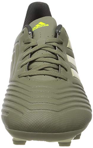 Adidas Predator 19.4 FxG, Botas de fútbol Unisex Adulto, Multicolor (Legacy Green/Sand/Solar Yellow Legacy Green/Sand/Solar Yellow), 42 EU