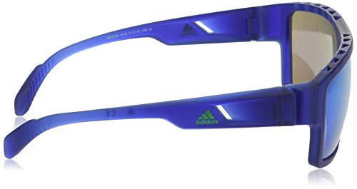 adidas SP0008 Gafas, Matte Blue/Green Mirror, 61 para Hombre