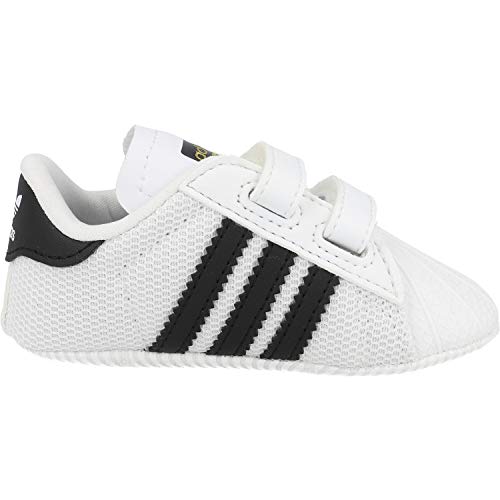 Adidas Superstar Crib, Zapatillas Unisex niños, Blanco (Footwear White/Core Black/Footwear White 0), 21 EU