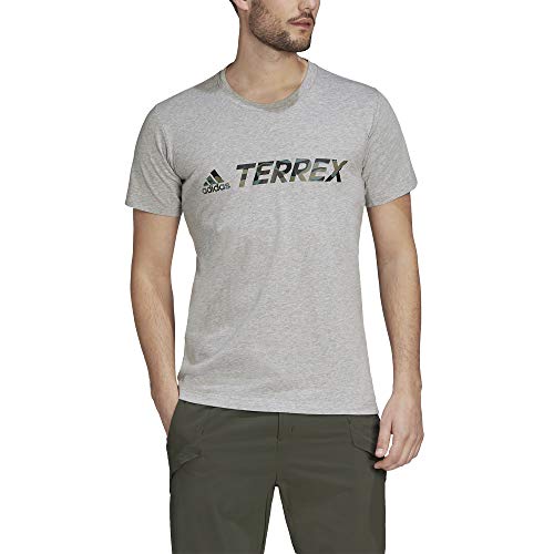 adidas Terrex CAM tee Camiseta, Hombre, brgrin, XS