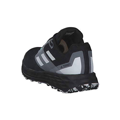 Adidas Terrex Two Flow, Zapatillas para Correr Mujer, Cblack/Crywht/Clemin, 41 1/3 EU