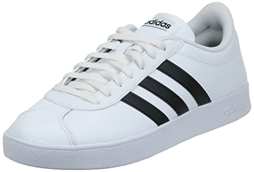 adidas VL Court 2.0, Zapatillas Hombre, Blanco (Footwear White/Core Black/Core Black 0), 44 2/3 EU