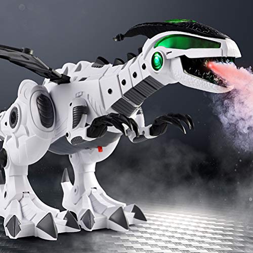 Akemaio Niebla de pulverización Robot de Juguete dragón Dinosaurio niños Caminando de respiración del Fuego del Aerosol de Agua con Luces y Sonidos