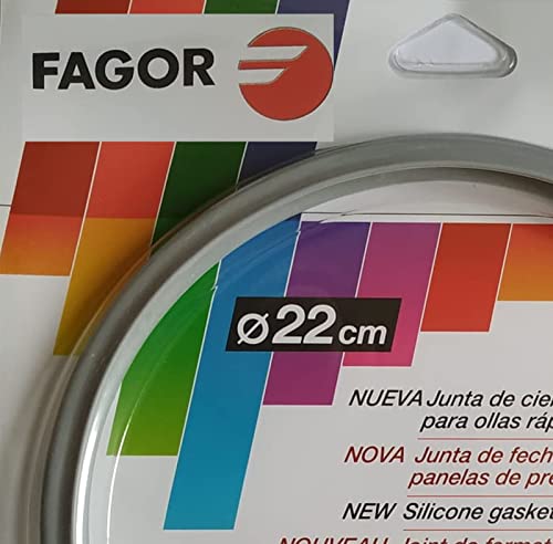 ALGOMAS® Junta de silicona para olla rápida FAGOR 22cm de diámetro