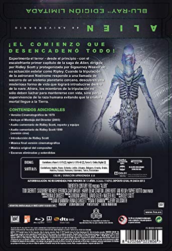 Alien 1 - 40 Aniversario Blu-Ray Steelbook [Blu-ray]