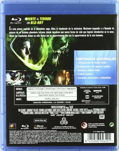 Alien (En el espacio nadie puede oirte gritar) [Blu-ray]