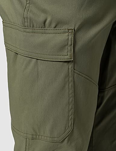 All Terrain Gear by Wrangler Cargo Bootcut Pantalones de senderismo, Verde oliva, 32W x 32L para Mujer