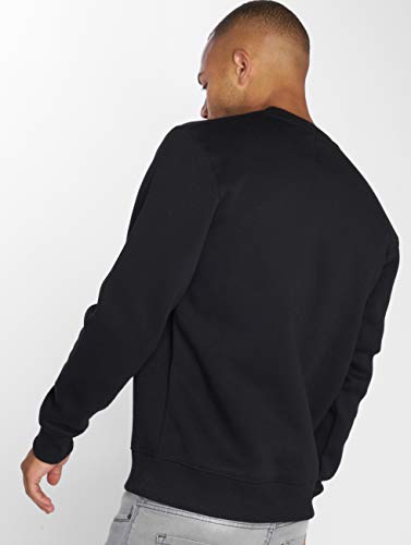ALPHA INDUSTRIES Basic Sweater Small Logo Sudadera, Negro, M para Hombre